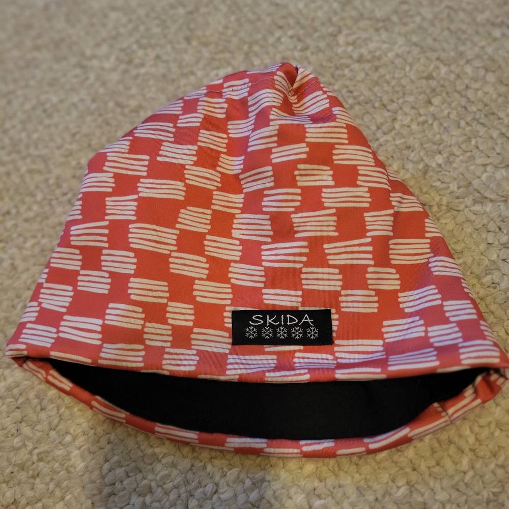 Skida Women's Pink Patterned Beanie